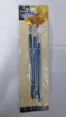 Набор веерных кистей Artist Brush, 3шт, цветные
