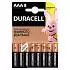 Батарейка Duracell Basic AAA (LR03) алкалиновая, 8BL