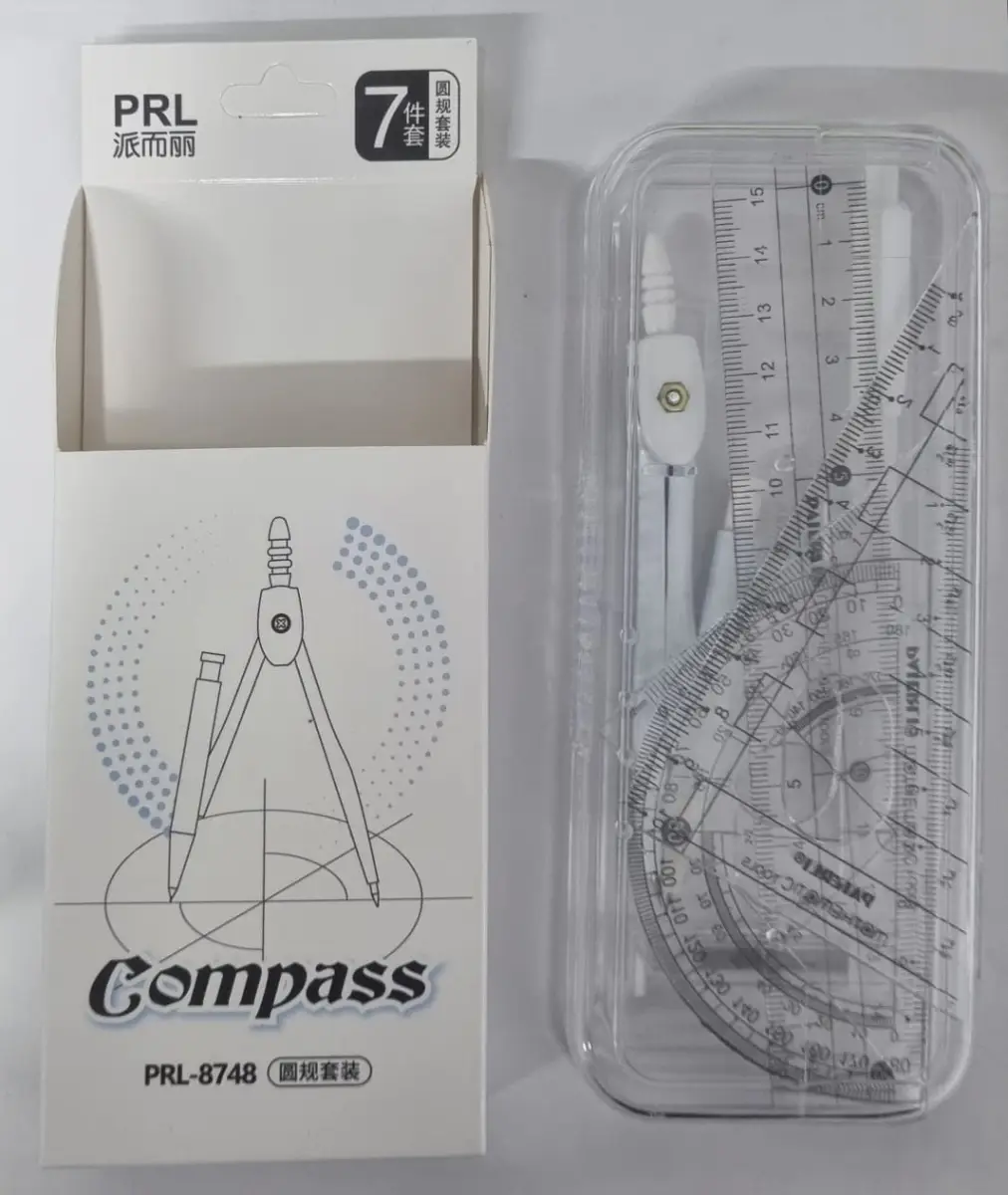 Готовальня 7 предмета Compas PRL-8748