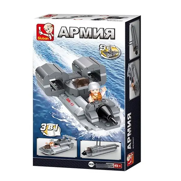 Конструктор Армия 38-0537F Катер 101 дет. в коробке Конструктор Армия 38-0537F Катер 101 дет. в коробке