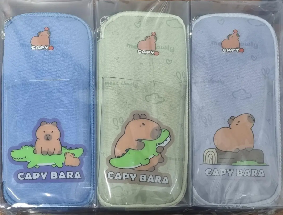 Пенал Beimo Capy bara №6522, 1 отделение+кармашек, 22*10*9см