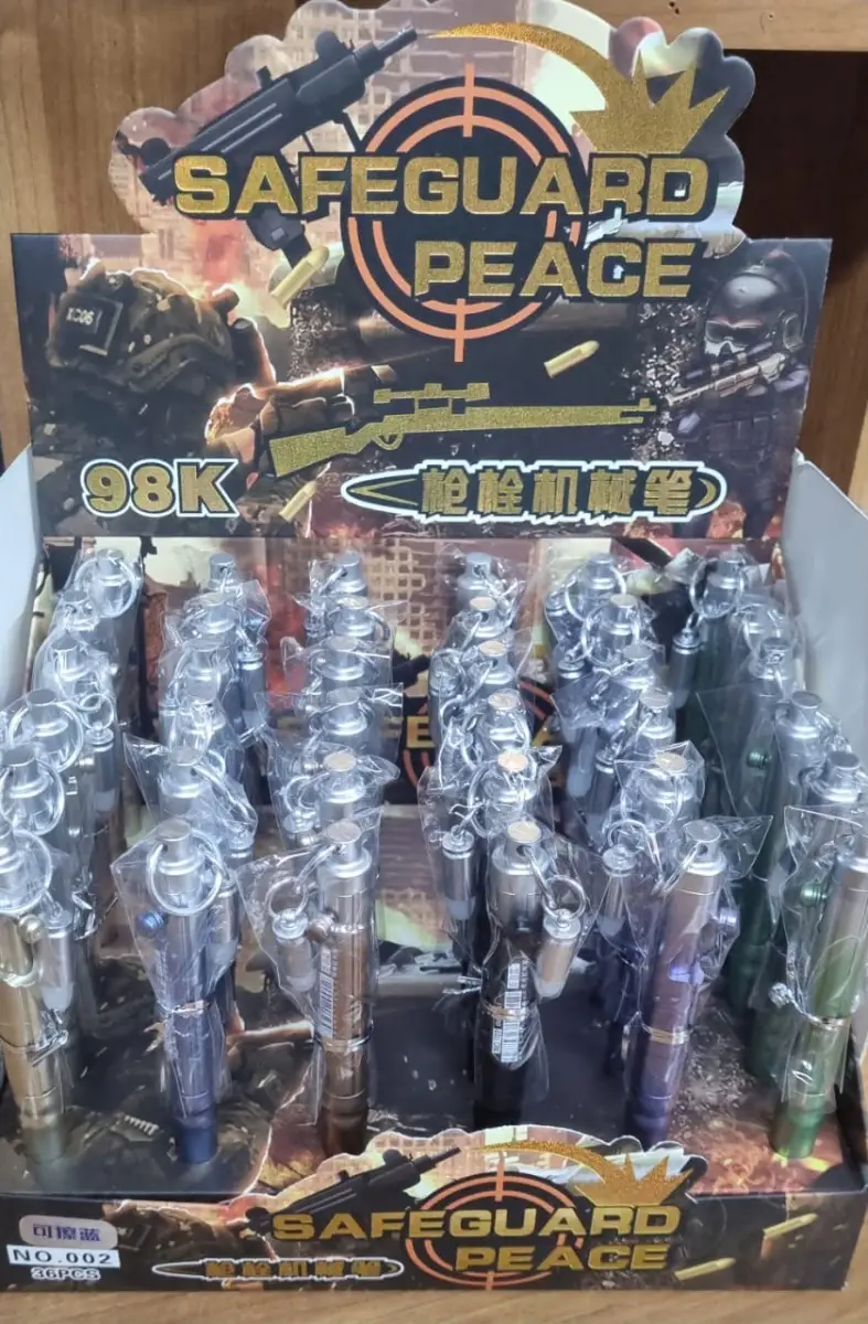 Ручка "пиши-стирай" Safeguard peace 98K