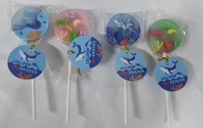 Ластик Tebang TB6595 Lollipop eraser "Леденец морской"