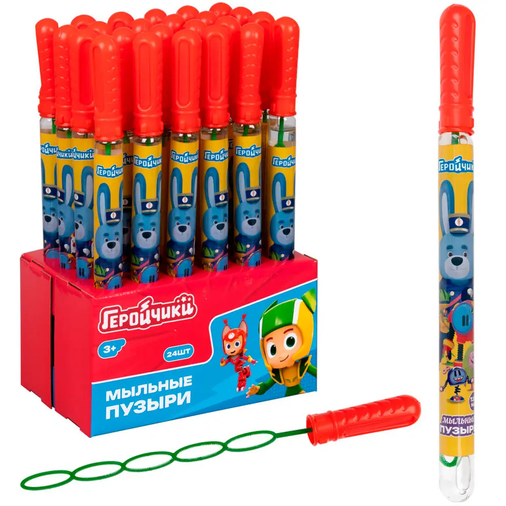 Мыльные пузыри Т25067 Геройчики 120 мл. 1toy