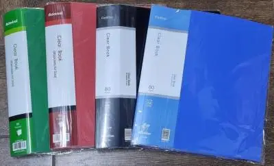 Папка А4 с 80 файлами Clear Book Feilibao AH-80A/Admiral ассорти
