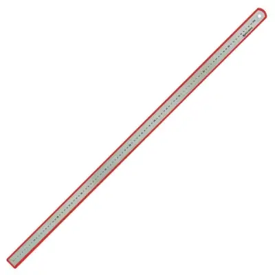 Линейка металлическая BRAUBERG 100см, упак. с европодвесом, 210311