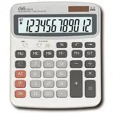 Калькулятор 12разр DELI 1603