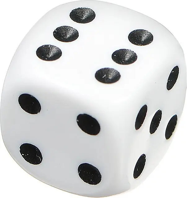 Кубик игральный средний 9109