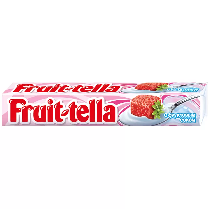 Жевательная конфета Fruittella "Клубничный йогурт", 41г
