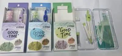 Готовальня Jianfen Good time JF9052, 7 предметов, пластиковый пенал