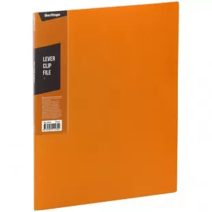 Папка с зажимом Berlingo Color Zone 17мм 600мкм оранжевая 01616