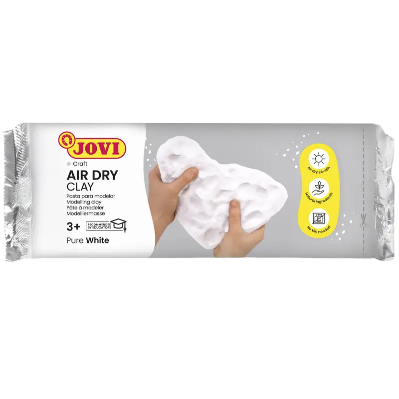 Паста для моделирования JOVI, отвердевающая, белый, 1кг, вакуумный пакет