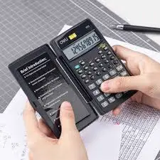 Калькулятор научный 8+2 разр. Deli , черный