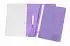 Папка-скоросшиватель пластик. верх прозр Хатбер фиолетовая