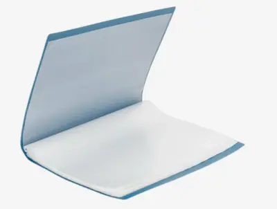 Папка пластиковая Clear Book А4 SY-60A на 60 файлов, синяя