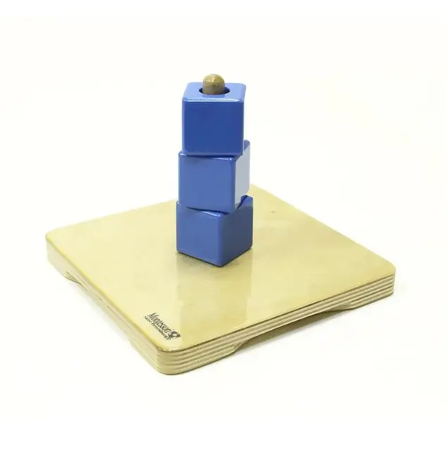 Логический куб Монтессори  куб пирамида 