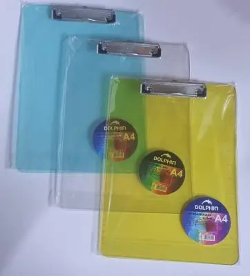 Планшет пластиковый с зажимом Dolphin №810D, А4