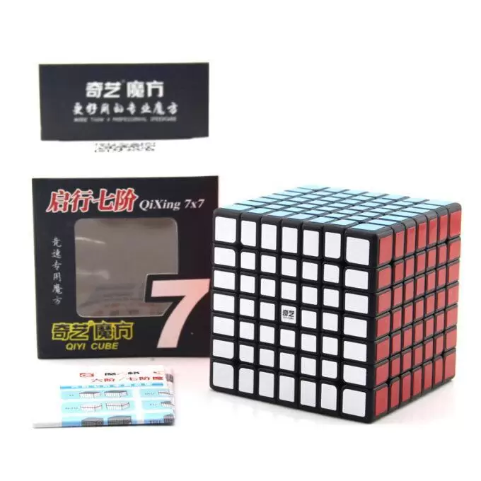 Кубик с наклейкой 7х7х7 «MoFangGe WuJi», QiYi Cube O 001033, 8817,8827,8837