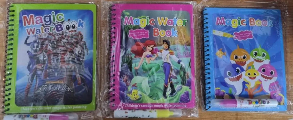 Водная раскраска Magic Water book №BH-035,26,28,22,08,031 ассорти
