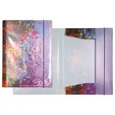 Папка на резинке А4, пластик, 0,50 мм Dream Flowers deVENTE 3070102