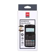 Калькулятор научный DELI ED-991ES, 12 разрядов, 417 функций, 180х90х20 мм, черный
