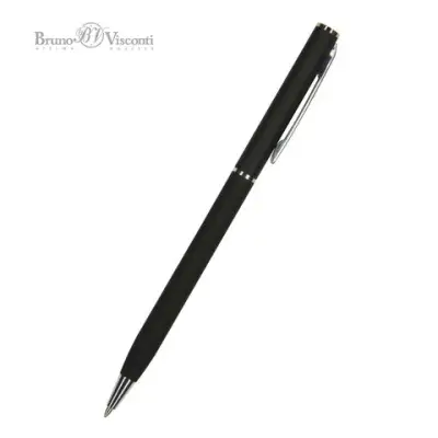 Ручка шариковая BRUNO VISCONTI Palermo, черный металлический корпус, 0,7мм, синяя, 20-0250/01