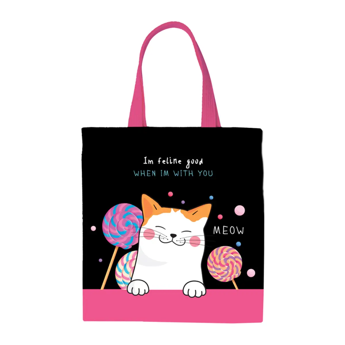 Сумка-шоппер MESHU "Meow", 31*39см