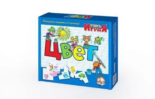 Настольные игры Дидактичес.Пазлы (Учись Играя)Цвет Настольные игры Дидактичес.Пазлы (Учись Играя)Цвет