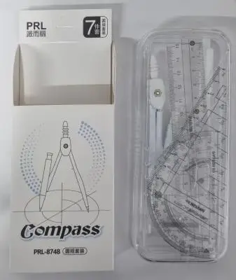 Готовальня 7 предмета Compas PRL-8748