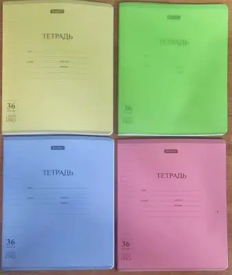 Тетрадь А5 Jooydoo QD-12142-36H, 36л, линия, пластиковая обложка