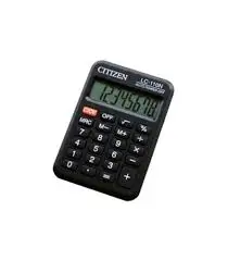 Калькулятор карманный Citizen LC-110NR, 8 разрядов, питание от батарейки, 58*88*11мм, черный