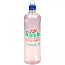 Гель для рук антисептический  EcoSanutel, с витамином Е и Алоэ Вера, 100мл