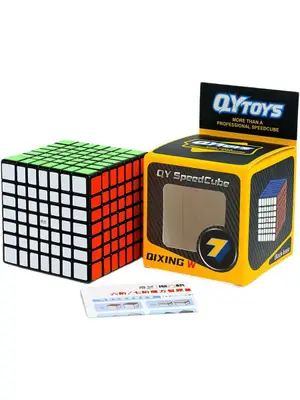 Кубик с наклейкой 7х7х7 «MoFangGe WuJi», QiYi Cube O 001033, 8817,8827,8837