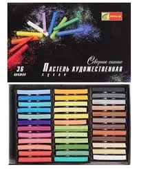 Пастель художественная Спектр "Северное Сияние", 36 цветов, картон. упак.