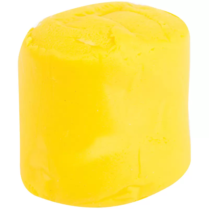 Тесто для лепки Мульти-Пульти "Приключения Енота", желтый, 120г, пластиковое ведро