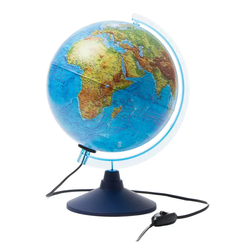 Глобус политический Globen 25 см с подсветкой на круглой подставке интерактивный