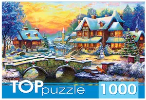 НГ Puz 1000д. Toppuzzle Зимняя деревня (ХТП1000-2163)