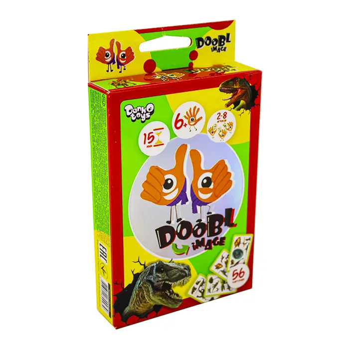 Игр(DankoToys) Doobl Image_Мини Динозавры [56 карт] (DBI-02-05)