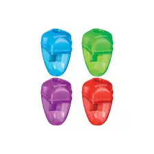 Точилка пластиковая Berlingo "Spike", 1 отверстие, контейнер, ассорти, дисплей