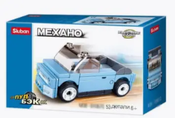 Конструктор Механо 38-1067G Машина в коробке.