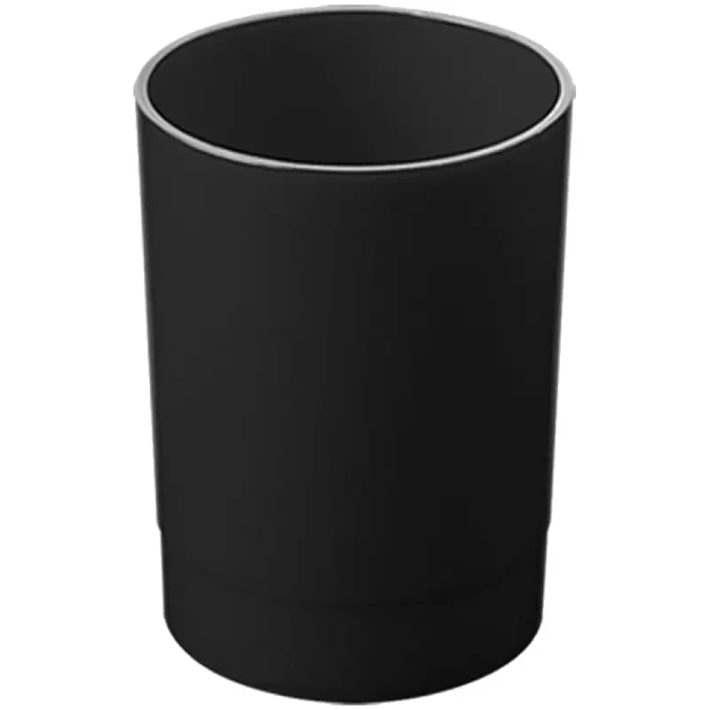 Подставка-стакан Стамм Офис пластик круглый черный