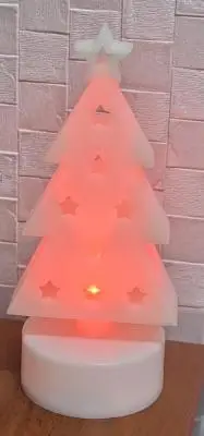 Новогодний фонарик подсвечник со свечой /елка/хрусталь Новогодний фонарик подсвечник со свечой /елка/хрусталь