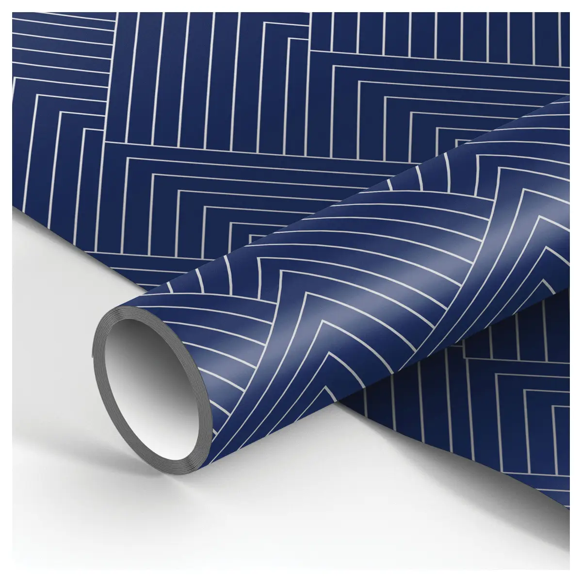 Упаковочная бумага глянц. 70*100см, MESHU "Indigo tone", 90г/м2