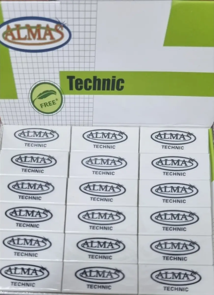 Ластик Almas Technic, термопластичная резина, 50*19*11мм