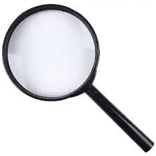 Лупа д 90 мм Magnifying glass  пластик.оправа 