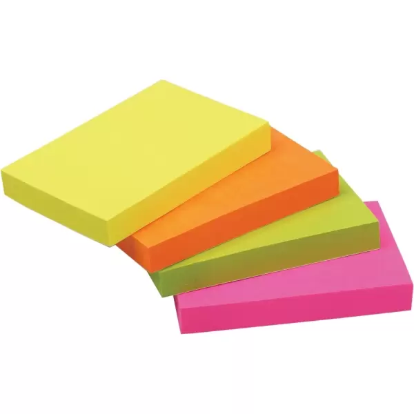 Стики Fantastick Notes Neon 5 цветов прямоугольники 100л 5,1*3,8  100л