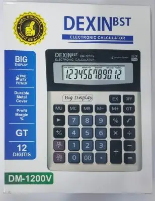 Калькулятор DEXINbst DM-1200V, 12-разрядный