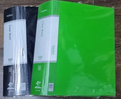 Папка А4 с 100 файлами Clear Book Feilibao Китай ассорти