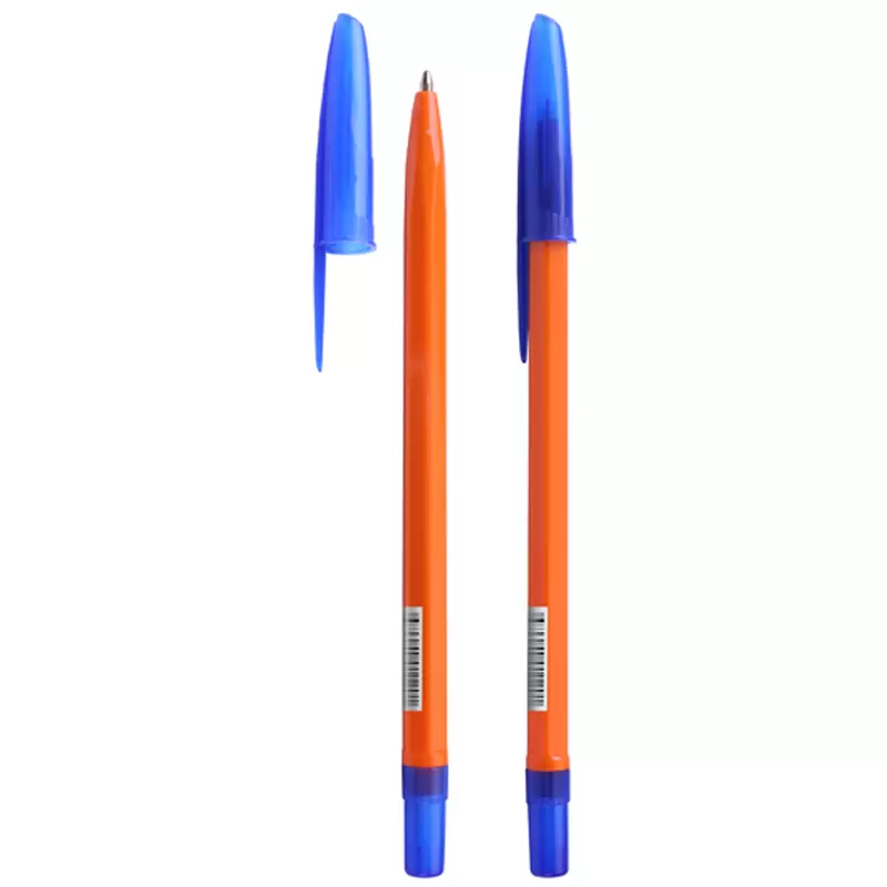 Ручка шариковая Стамм "111 Orange" + "Флюор" ,синяя, 1,0мм  pc11 3+/Yalong