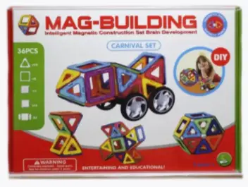 Конструктор магнитный Mag-Buildnbgs 36д
